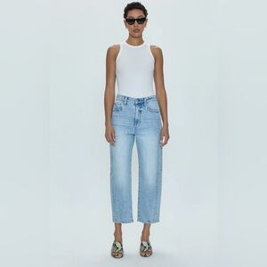 Pistola Eli high rise barrel Jean in sun kissed